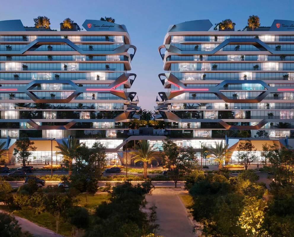 [Translate to ru:] Tonino Lamborghini Residences Dubai exterior